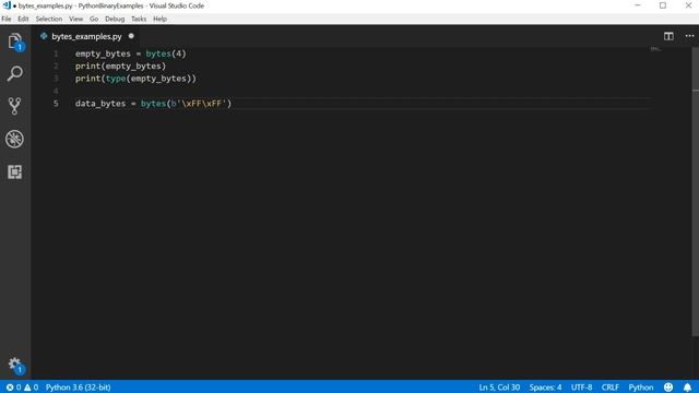 Bytes and Bytearray tutorial in Python 3 смотреть онлайн