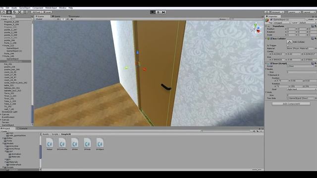 Уроки по Unity 5 #Как сделать игру №31 Двери, IK, корутины и интерфейсы смотреть онлайн