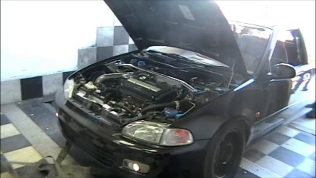 92 Honda Civic SiR II Dyno смотреть онлайн