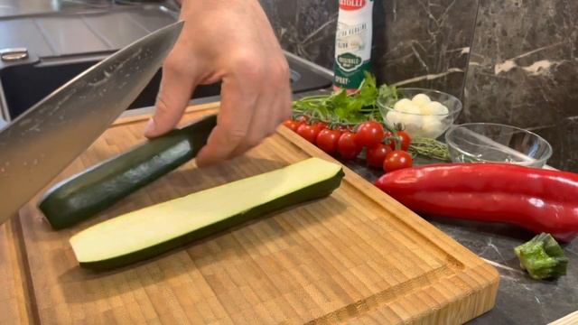 Семга в духовке со спаржей| запечённые овощи в духовке с моцареллой смотреть онлайн