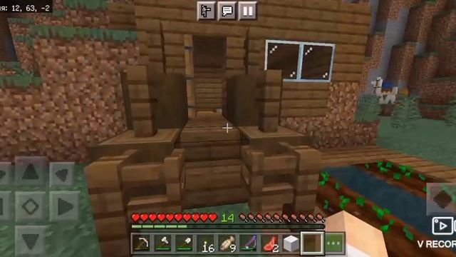 выживание в майнкрафт на телефоне #1 смотреть онлайн