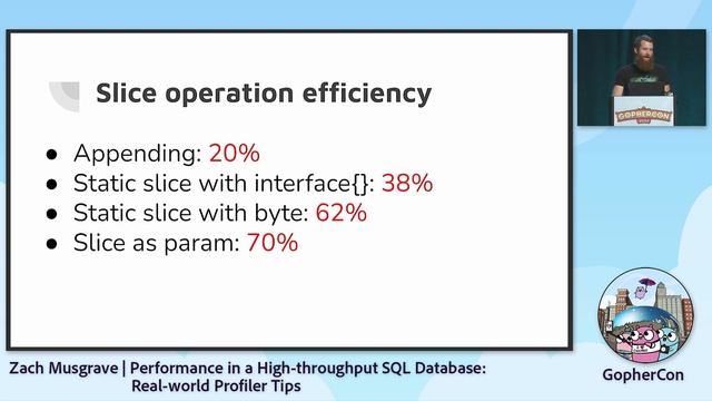 GopherCon 2022: Zach Musgrave - Performance in a High-throughput SQL Database смотреть онлайн