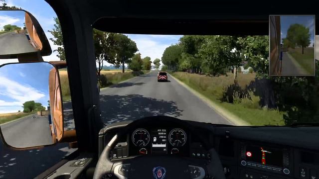 ETS2 (1.46). Projekt Kalisz. Korzeniew - Przyranie. Scania R730 Streamline V8 8x4 Topline. Oversize смотреть онлайн