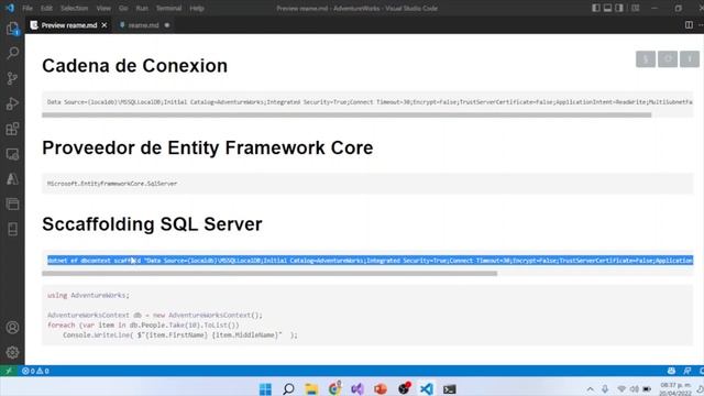 Como hacer scaffolding Entity Framework Core con sql server смотреть онлайн