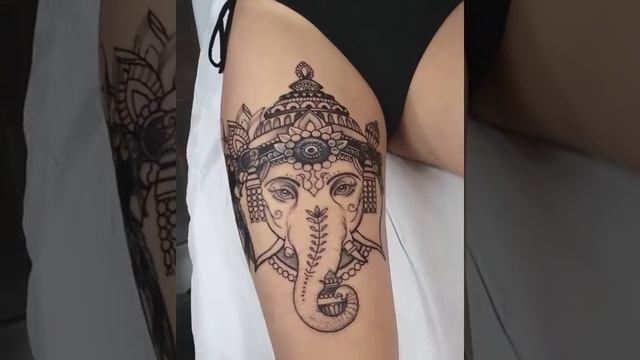 Слоник на бедре Thanks Cristina @fitcrissy смотреть онлайн