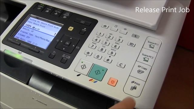 i SENSYS Secure Print on MF8500 series смотреть онлайн