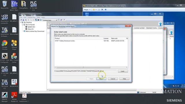 Siemens Offline key transfer with Automation License Manager смотреть онлайн