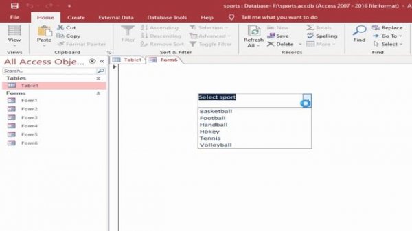 Microsoft access| Fill Combobox depends on another combobox in ms access database forms using VBA