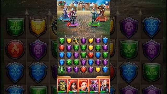 Домучиваем команду одноцветных, бьем Морган ле Фэй )) Empires & Puzzles - налеты #162 смотреть онлайн