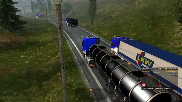 GReek Line - Convoy - Euro Truck Simulator 2 - Multiplayer смотреть онлайн