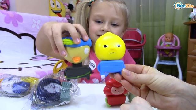 Хэппи Мил МакДональдс МНОГО ИГРУШЕК из Мультфильма Время Приключений Видео для детей Adventure Time смотреть онлайн