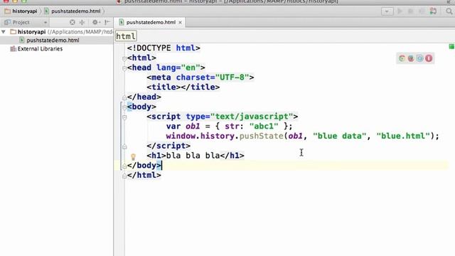The HTML5 History API pushState Method смотреть онлайн