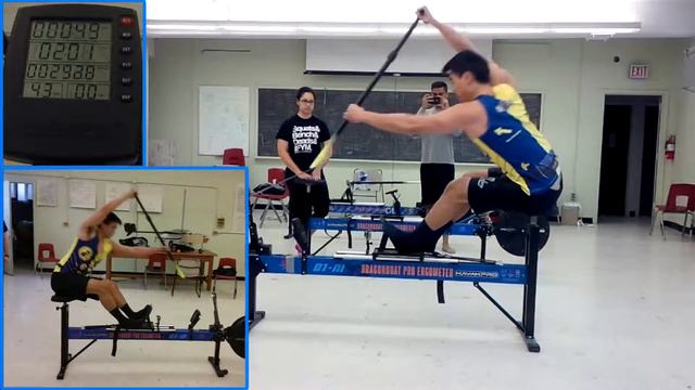 Iron Dragons: 2 Minute Dragon Boat Paddle Erg Test - 488.5 m - Mar 5, 2016 смотреть онлайн