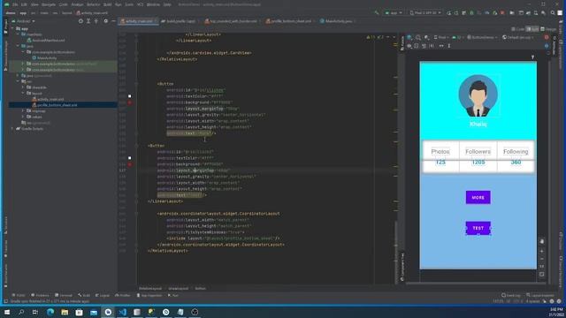 Glass Style Bottom Sheet Android | Android Bottom Sheet UI смотреть онлайн