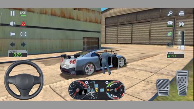 #20 Driving an NISSAN GTR taxi in the city | Taxi Sim 2020 | KhanhGaming смотреть онлайн