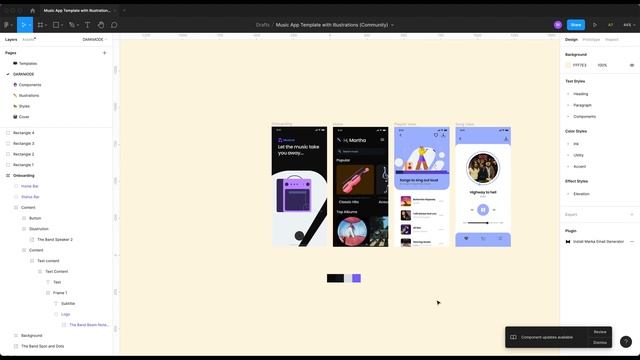 How to create a dark mode design in Figma - Fast Method смотреть онлайн