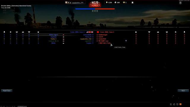 War Thunder Simulator Battle- Panther 2 Gameplay. New Intro Here смотреть онлайн