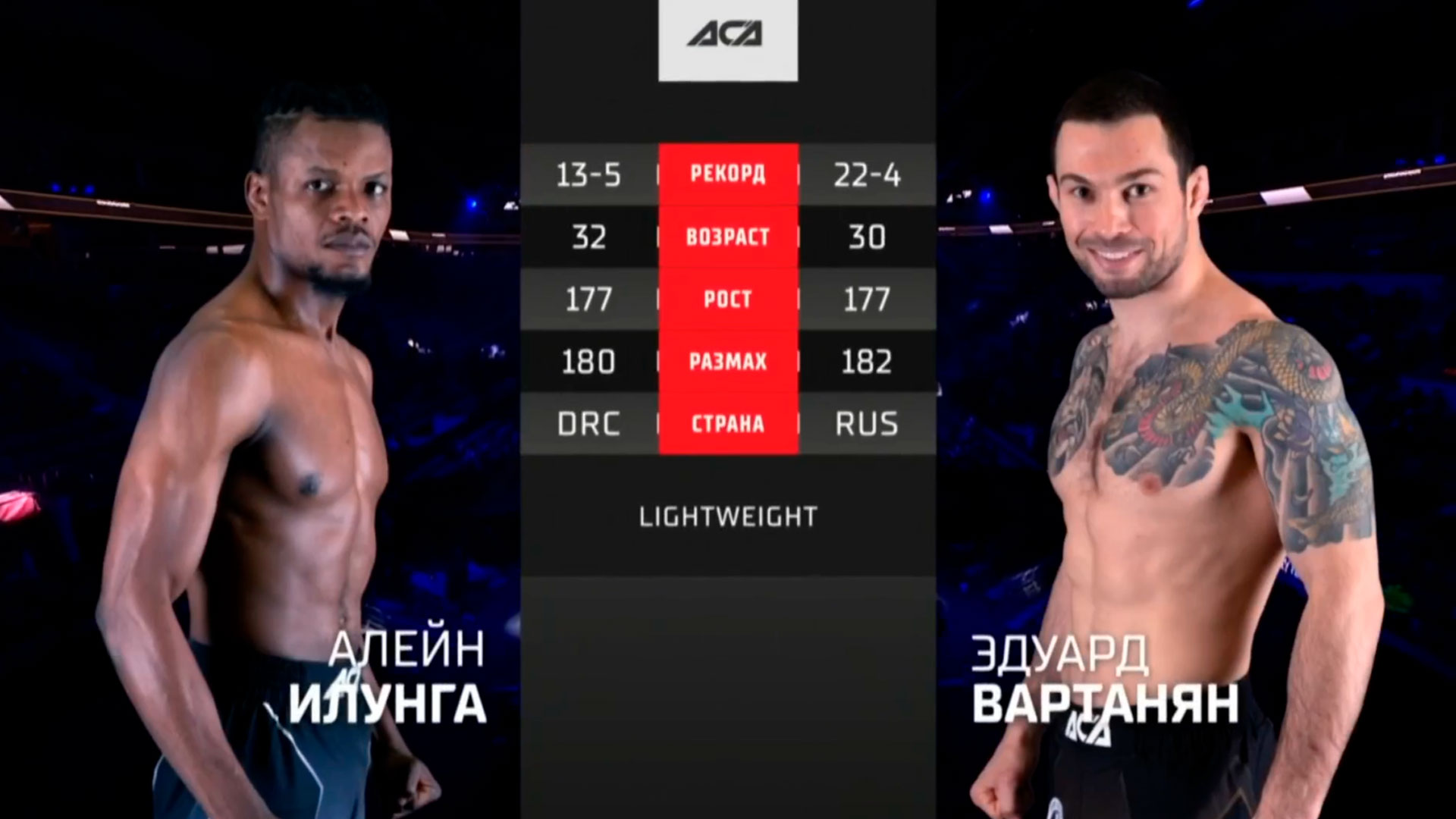 АСА 139 Эдуард Вартанян vs Алейн Илунга | Обзор на Бой Вартанян vs Илунга ACA 139 смотреть онлайн