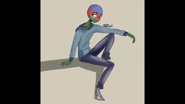 1 ЧАС Меж Азией и Европой [Countryhumans Edit]