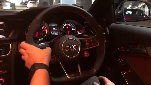 B8 Audi A4 A5 with TTRS Steering wheel смотреть онлайн