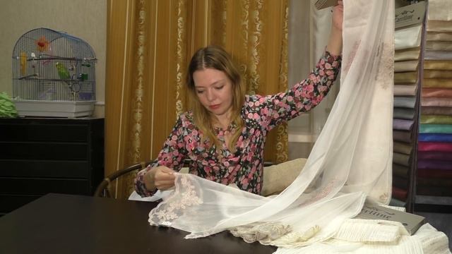 #299. Легкие ткани для штор и тюля Carrlline - новая коллекция в нашей студии. Легкий тюль 2018 смотреть онлайн