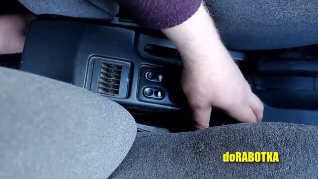 Как откинуть  сложить  спинки передних сидений ВАЗ 2109 2110 приора и др. doRABOTKA