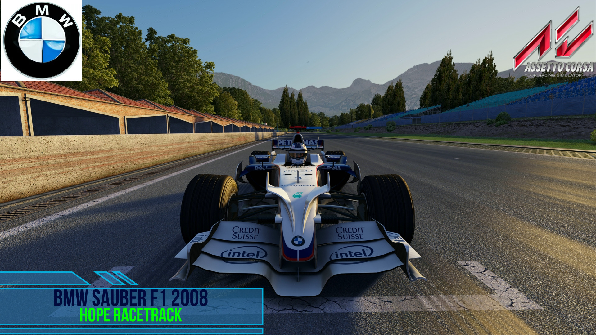 BMW Sauber F1-2008 - Hoppe Race Track | Assetto Copsa. смотреть онлайн