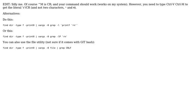 Unix & Linux: How to detect dos format files in git bash? (5 Solutions!!) смотреть онлайн