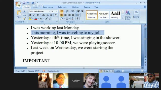 English Grammar - Past Continuous Verb Tense смотреть онлайн