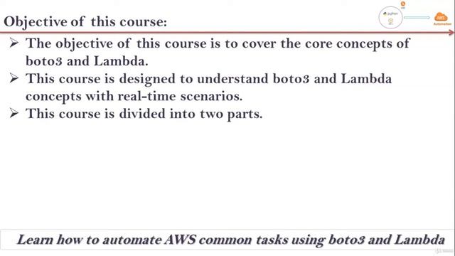 AWS Automation with boto3 of Python and Lambda Functions - learn AWS Lambda смотреть онлайн