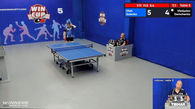23:00 Саенко Олег 2-3 Демченко Владислав стол 5 ЮГ-6 04.06.22 смотреть онлайн