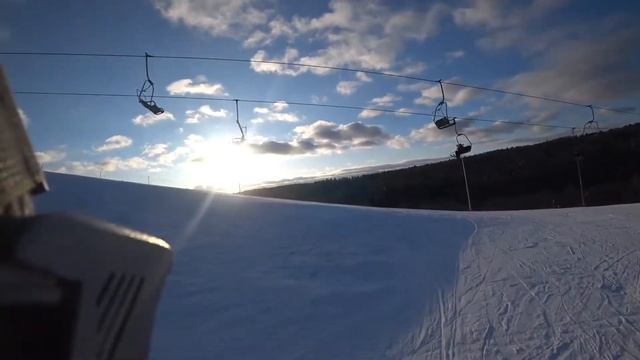 Степаново, нарезка Sony FDR x3000 Snowboarding in Moscow region смотреть онлайн