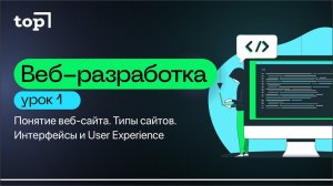 Урок 1. Понятие веб-сайта. Типы сайтов. Интерфейсы и User Experience