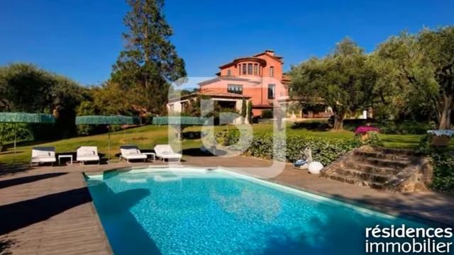 MOUGINS - MAISON A VENDRE - 2 750 000 € - 358 m² - 10 pièces смотреть онлайн