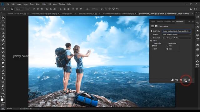 100 Cinematic Colour Lookup Presets Colour Effects for Photoshop | Giants tutorials смотреть онлайн