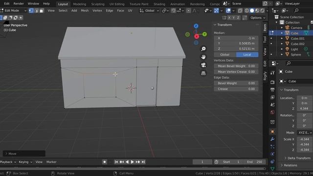 Low Poly домик в Blender ( 1 часть ) смотреть онлайн