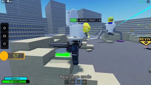 How to Get All 3 Badges in Skibid Toilet Siege Defense - Roblox смотреть онлайн