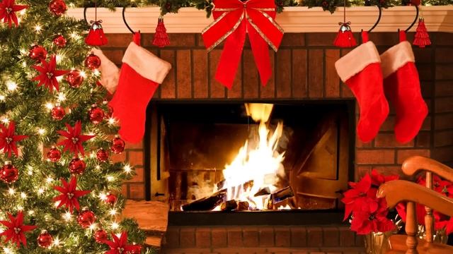 Frank Sinatra, Bing Crosby & Old Christmas Songs Playlist? Best Classics Christmas with Fireplace смотреть онлайн