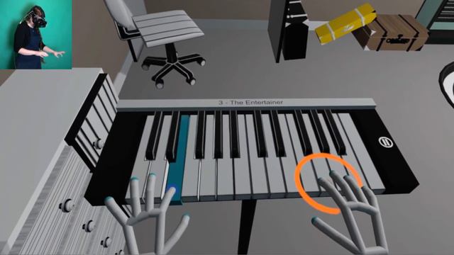 Piano in VR - The Entertainer by Scott Joplin on a virtual piano смотреть онлайн