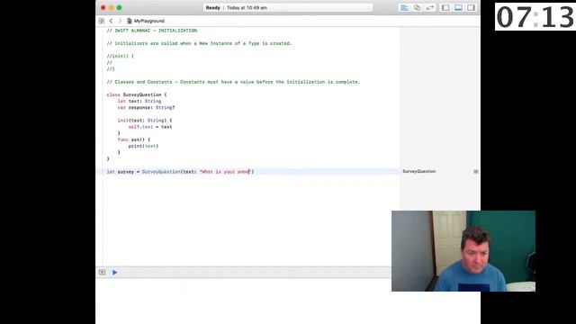 Initialization in Swift смотреть онлайн