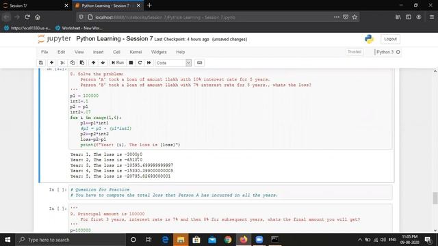 Python Learning | Session 7 - Part 3 смотреть онлайн