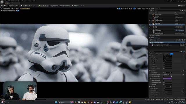 Unreal Engine 5 Beginner Tutorial Part 16 _ Cameras, Rig Rail, and Crane смотреть онлайн