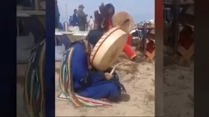 Сибирские шаманы провели ритуал вызова дождей на горящие леса Сибири