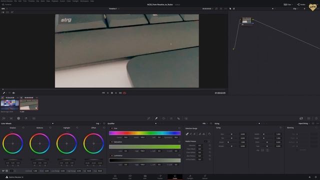 ACES // from Resolve to Nuke смотреть онлайн