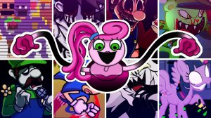 Mommytime but Every Turn a Different Character Sings ? (FNF Playtime Remix but Everyone Sings It)