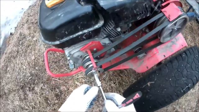 Ошеломительно простая установка шкива на мотоблок