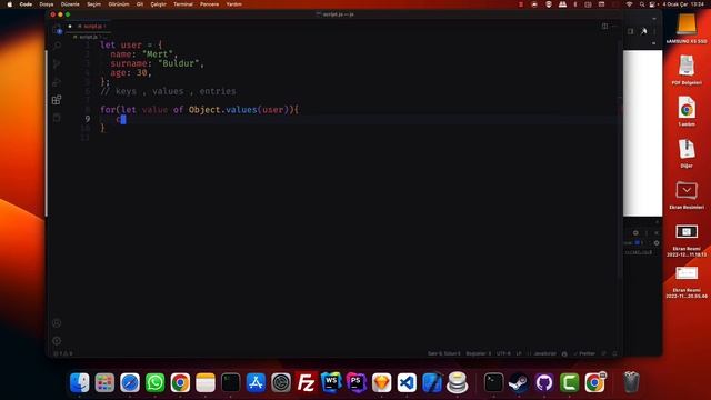 Sıfırdan Modern Javascript Dersleri - Object Keys , Values ve Entries смотреть онлайн