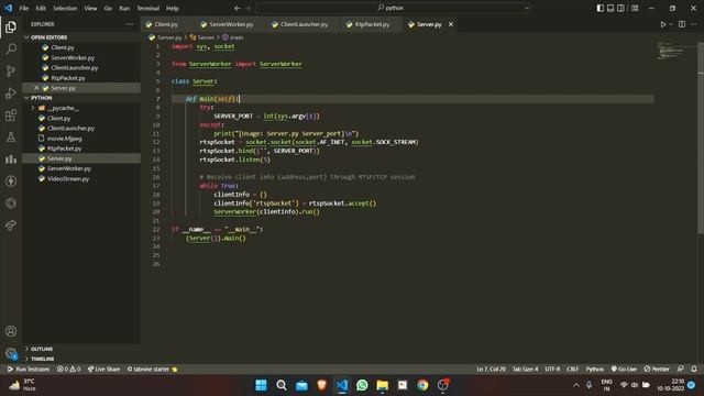 Video streaming with RTSP and RTP смотреть онлайн