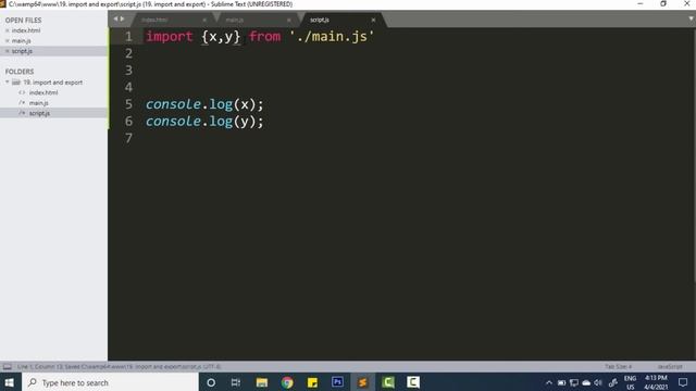 ES6 Tutorial | module export and import in Hindi смотреть онлайн