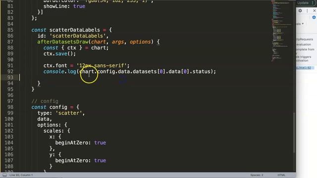 How to Add Data Labels in Scatter Chart in Chart js смотреть онлайн